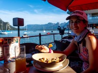 Kaiserschmarn at the Wolfgangsee (Climbing Plombergstein Sept 2025)