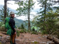 Packing up and heading back down. (Plombergstein Sept 2025)