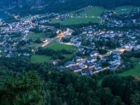 Sun vanished behind the hills on the climb (Plombergstein Sept 2025)