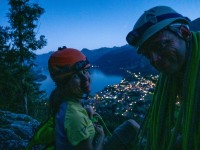 Us at the top of Äskulap (Plombergstein Sept 2025)