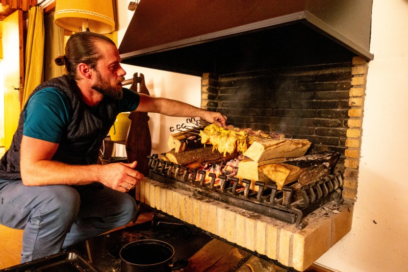 BBQ dinner (Climbing weekend in Cerdanya)