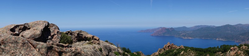 View out to sea (Corsica)