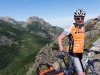 Cris on his bike (Corsica)