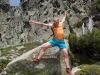 Cris trying to jump (Corsica)