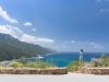 Leonie and sea behind (Corsica)