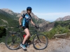 Leonie on her bike (Corsica)