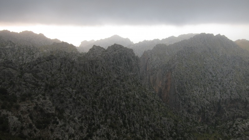 Rocky mountains in the evening (Mallorca)
