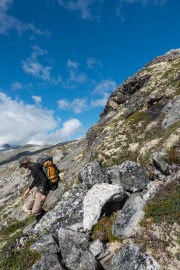 Craig descending (Cycle Touring Norway 2016)