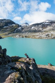 Craig posing (Cycle Touring Norway 2016)