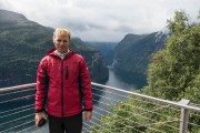 Cris and Geiranger (Cycle Touring Norway 2016)