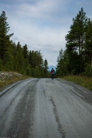 Cycling on gravel (Cycle Touring Norway 2016)