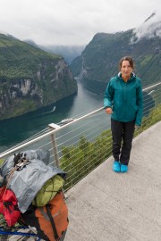 Leonie and Gieranger (Cycle Touring Norway 2016)