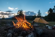 Leonie's fire (Cycle Touring Norway 2016)