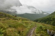 Looking back down to where we started (Cycle Touring Norway 2016)