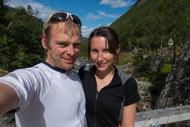 Us and the river (Cycle Touring Norway 2016)
