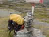 Bike and rocks (Cycle Touring Norway 2016)