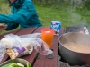 Cooking dinner (Cycle Touring Norway 2016)