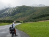 Cris and bike (Cycle Touring Norway 2016)