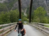 Crossing a bridge 2 (Cycle Touring Norway 2016)
