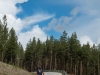 Cycling with blue (Cycle Touring Norway 2016)