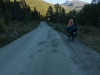Leonie and her bike (Cycle Touring Norway 2016)