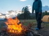 Leonie and her fire (Cycle Touring Norway 2016)