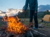 Leonie and her fire (Cycle Touring Norway 2016)