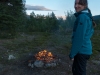 Leonie and her fire again (Cycle Touring Norway 2016)