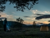Leonie at our camp site (Cycle Touring Norway 2016)