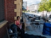 Leonie at the Lillehammer train station (Cycle Touring Norway 2016)_2