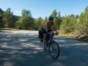 Leonie cycling again (Cycle Touring Norway 2016)