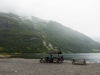 Leonie in the cold (Cycle Touring Norway 2016)