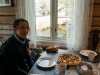 Leonie warming up (Cycle Touring Norway 2016)