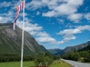 Norwegian flag (Cycle Touring Norway 2016)