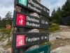 Signs into Reinheimen NP (Cycle Touring Norway 2016)