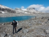 Walking with a stick (Cycle Touring Norway 2016)