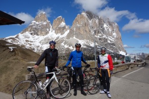 At passo Sella (Cycling Dolomites)