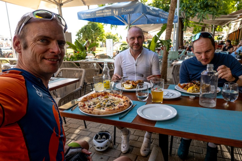 Lunch on route (Cycling in Mallorca Oct 2025)