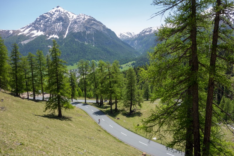 Cycling up to Albula Pass (Cycling Switzerland june 2014)