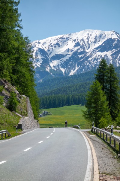 Leonie cycling again (Cycling Switzerland June 2014)