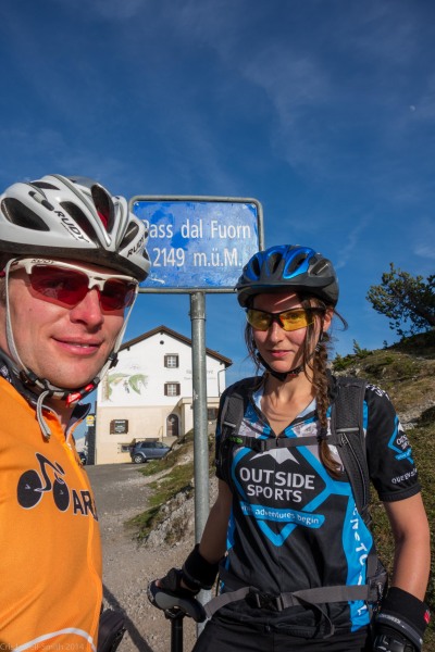 Us at Pass dal Fuorn (Cycling Switzerland June 2014)