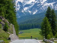 Leonie cycling again (Cycling Switzerland June 2014)
