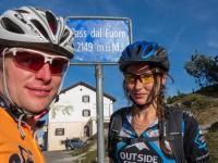 Us at Pass dal Fuorn (Cycling Switzerland June 2014)