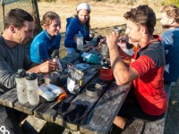 Dinner time (D’Urville Island Bike Packing Feb 2021)