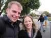 Cris and Cass on the southbank (London)