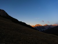 Autumn colours from near the hut (Exploring Karwendel)