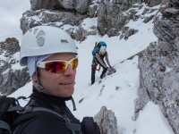 Careful in the snow (Exploring Karwendel)