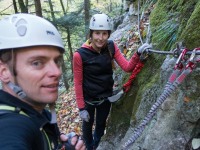 On the klettersteig 2 (via Oerfla klettersteig)