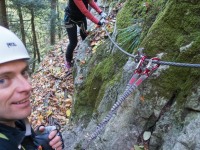 On the klettersteig (via Oerfla klettersteig)