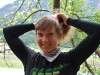 Birgit at the rock (Oetz, Austria)